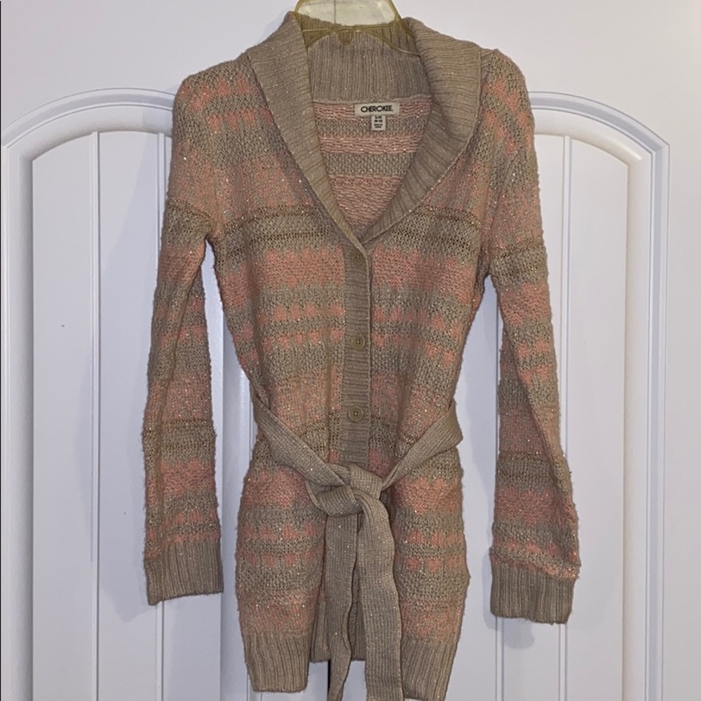 Girls Cherokee Sweater Size 10/12